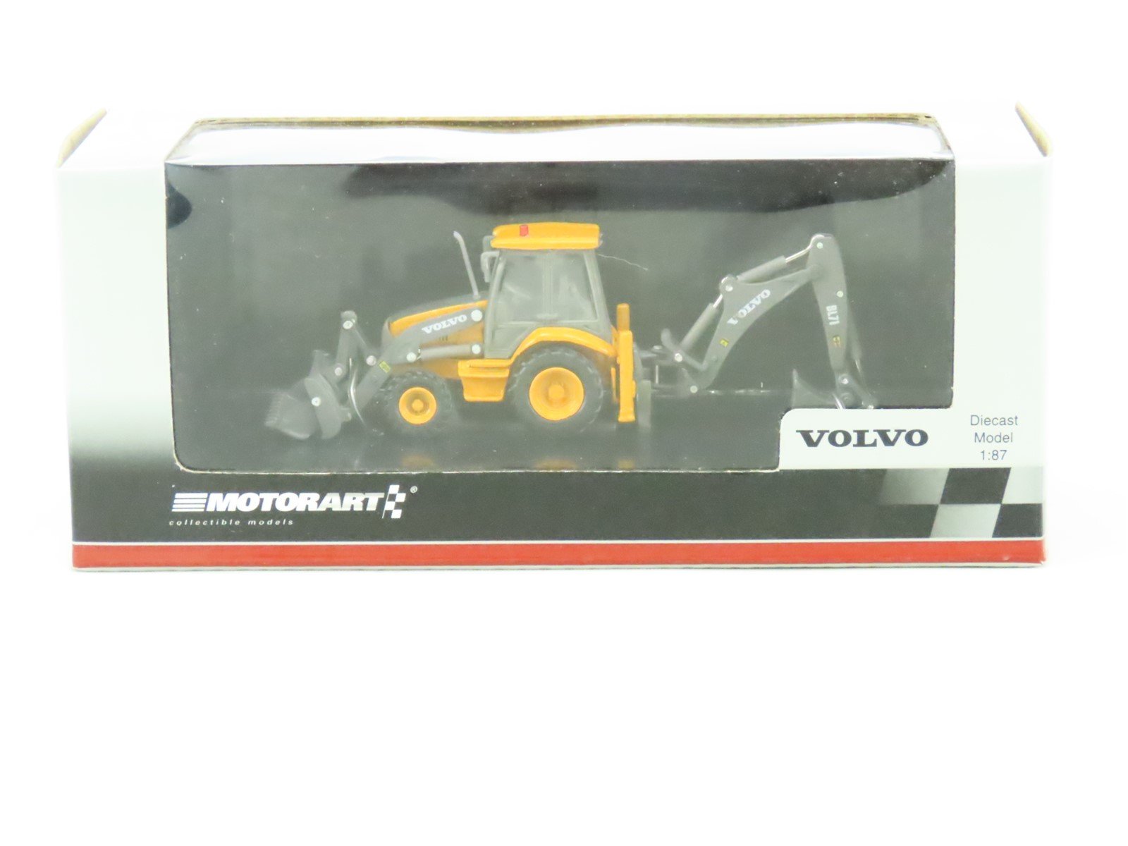 HO 1/87 Scale MotorArt #13086 Volvo Backhoe