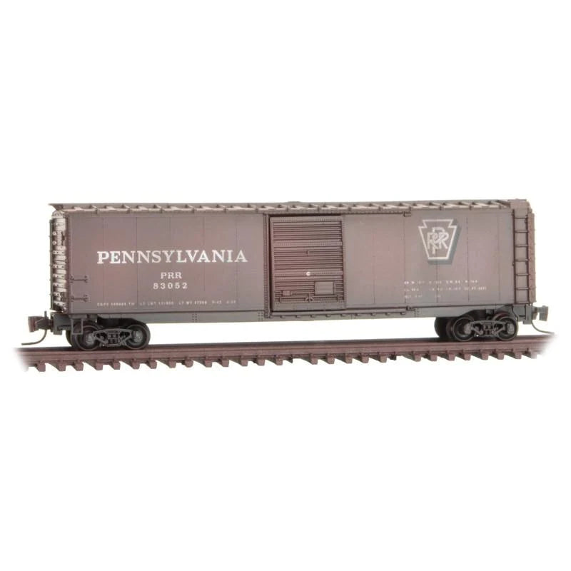 Z Micro-Trains MTL 99405285 PRR Pennsylvania Freight Car Set 4-Pack - Weathered