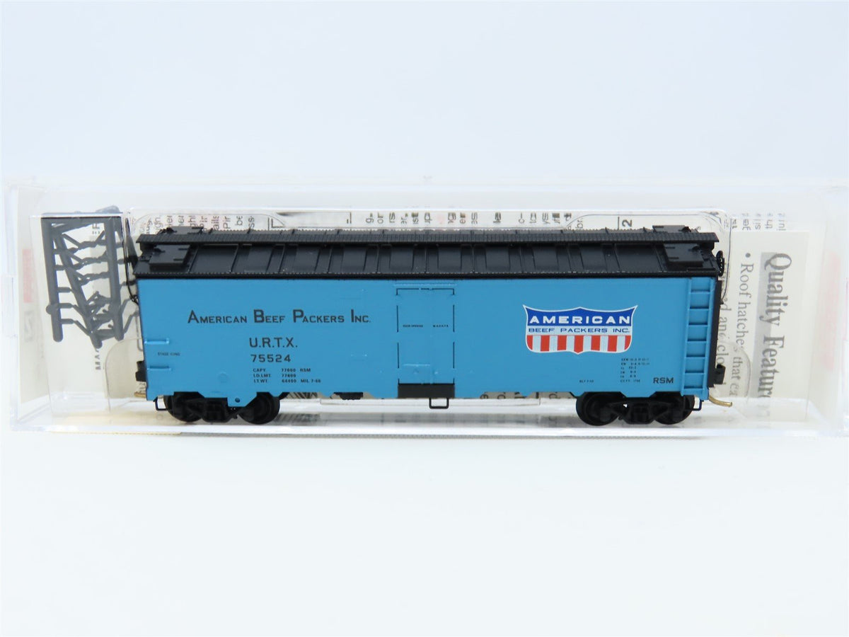 N Scale Micro-Trains MTL 59540 URTX American Beef Packers 40&#39; Reefer #75524