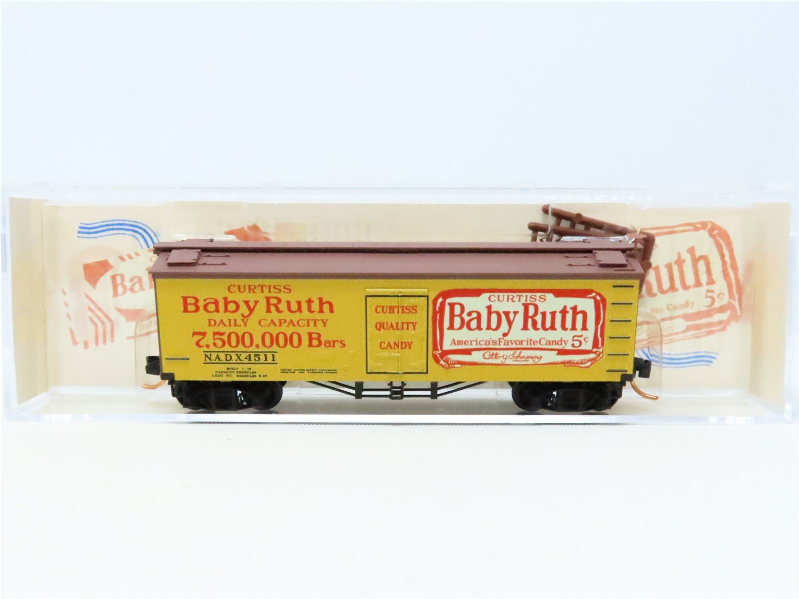 N Scale Micro-Trains MTL 05800230 NADX Nestle Baby Ruth 36' Reefer #4511 Car #4