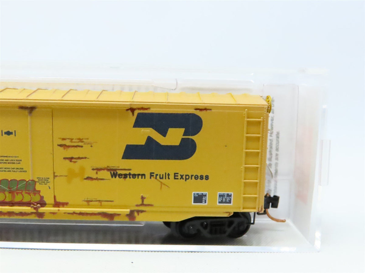 N Micro-Trains MTL 03844162 BN Burlington Northern 50&#39; Box Car #745455 Weathered