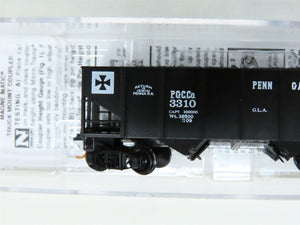 N Micro-Trains MTL 05600420 PGC CO Pennsylvania Gas Coal Co 2-Bay Hopper #3310