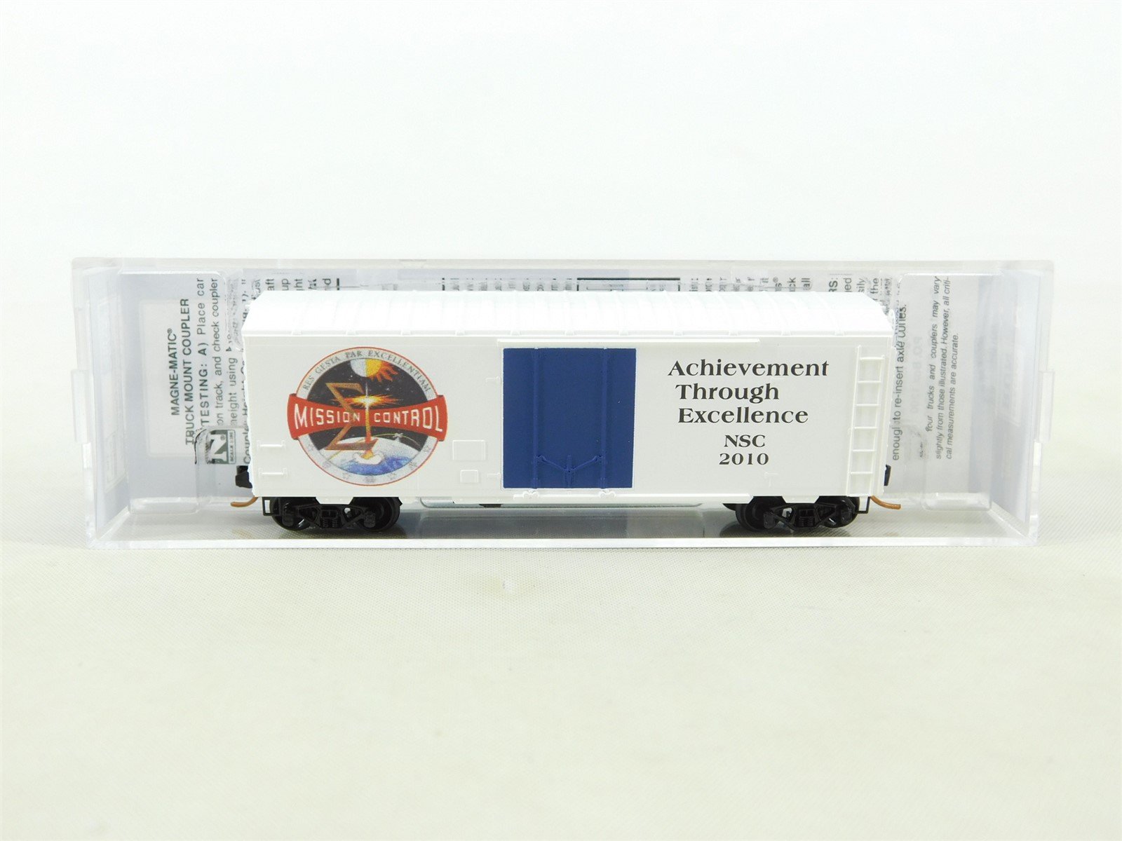 N Scale Micro-Trains MTL NSC Special Run 10-01 "Mission Control" Box Car #2010