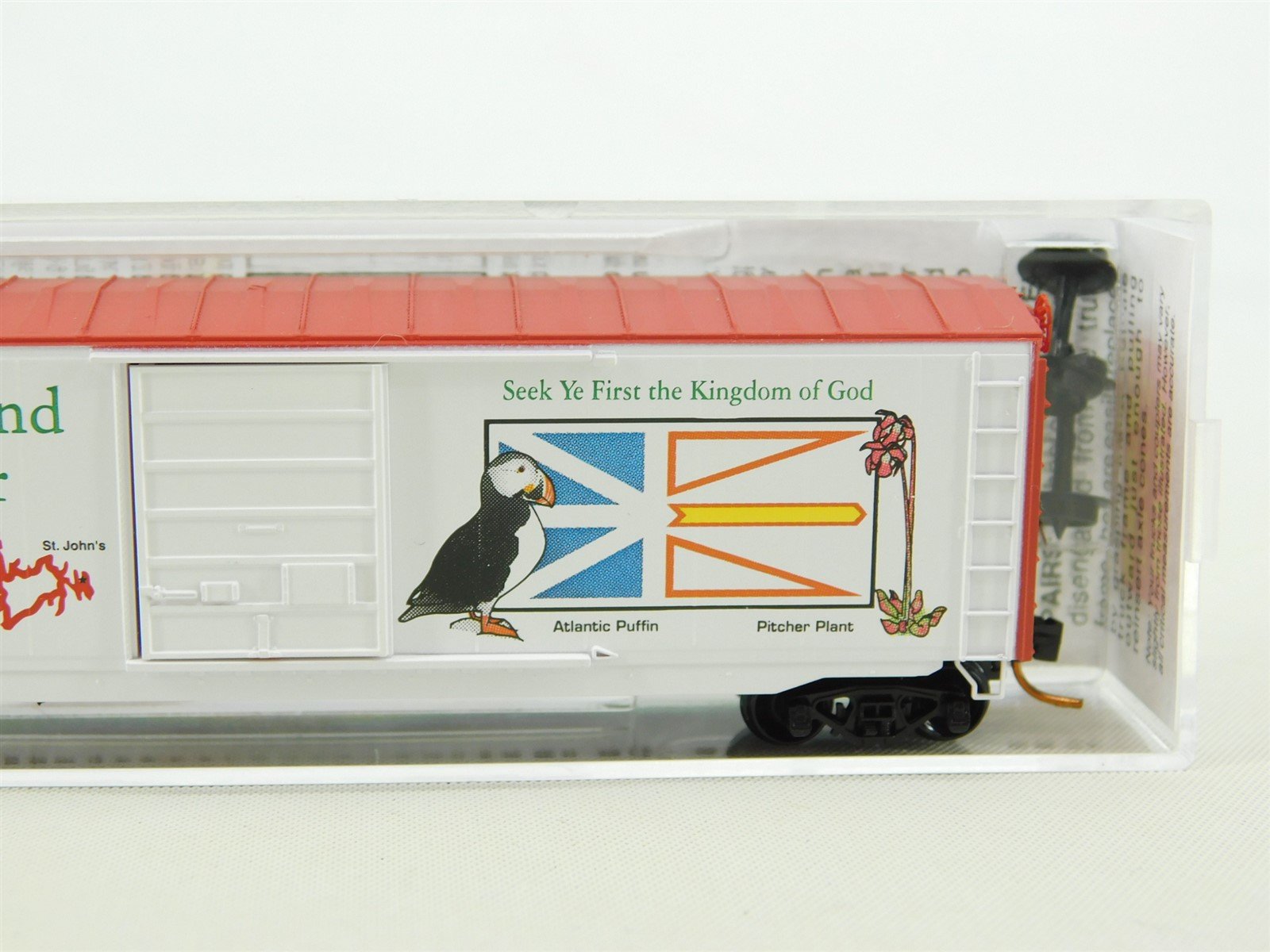 N Scale Micro-Trains MTL 07700163 NL Newfoundland & Labrador 50' Box Car #1949