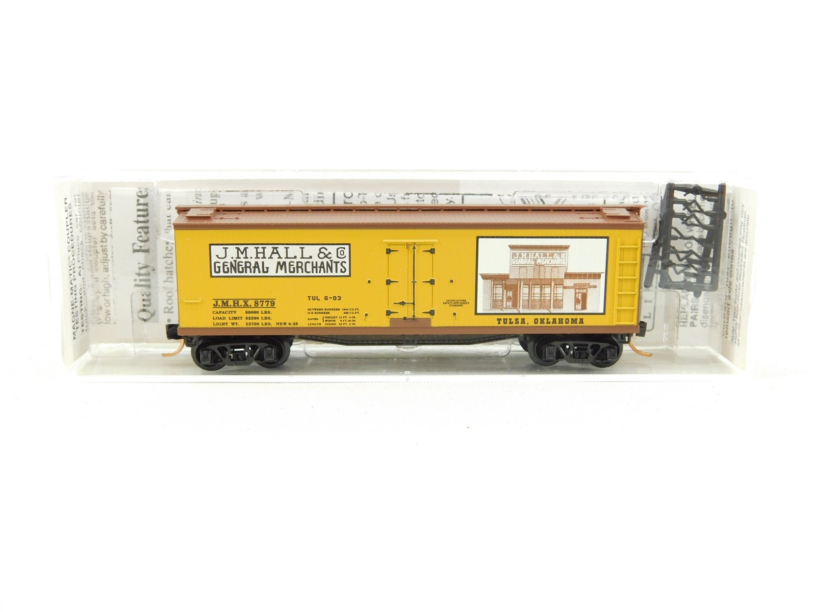 N Micro-Trains MTL NSC Special Run 03-48 JMHX JM Hall & Co Wood Reefer #8779