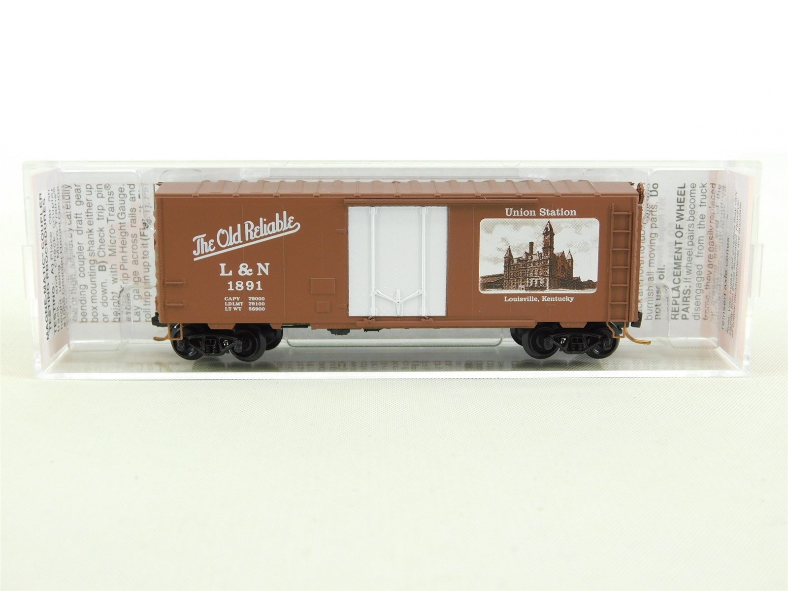 N Micro-Trains MTL NSC Special Run 08-01 L&N "Union Station" 40' Box Car #1891