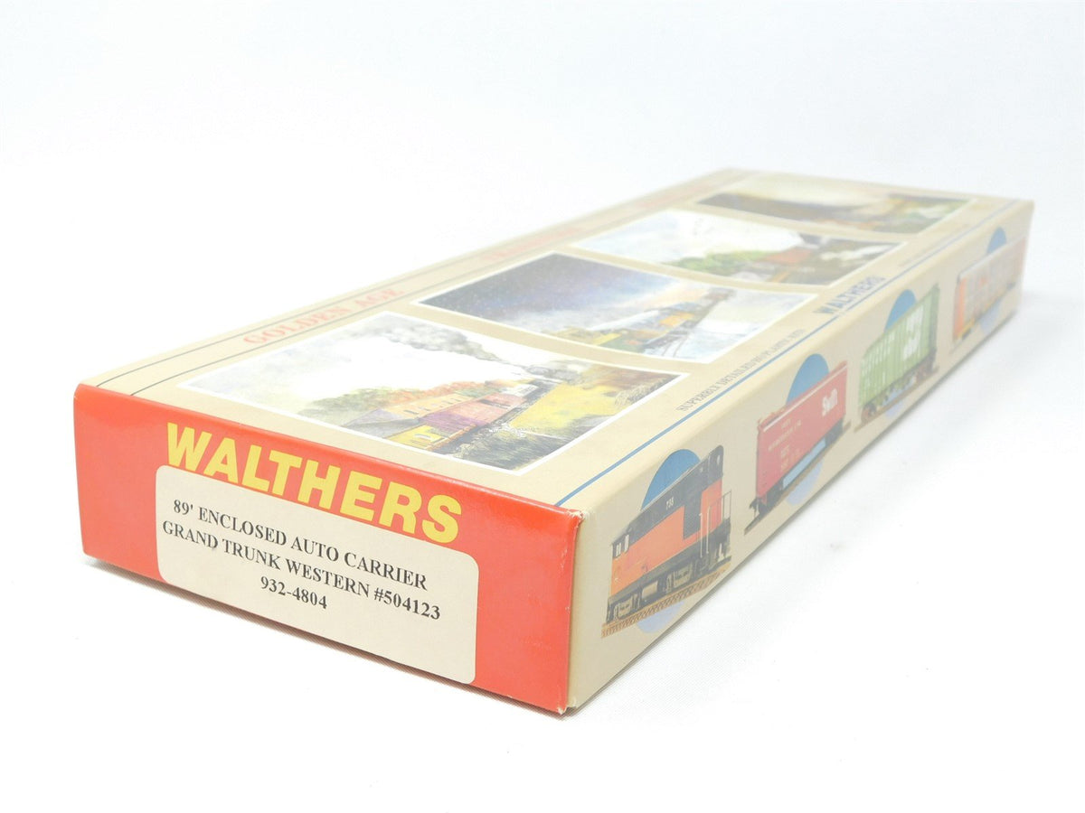 HO Scale Walthers Kit #932-4804 GTW Grand Trunk Western 89&#39; Auto Carrier #504123