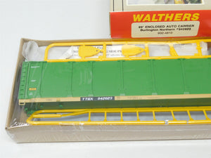 HO Walthers Kit #932-4810 BN TTGX Burlington Northern 89' Auto Carrier #942623
