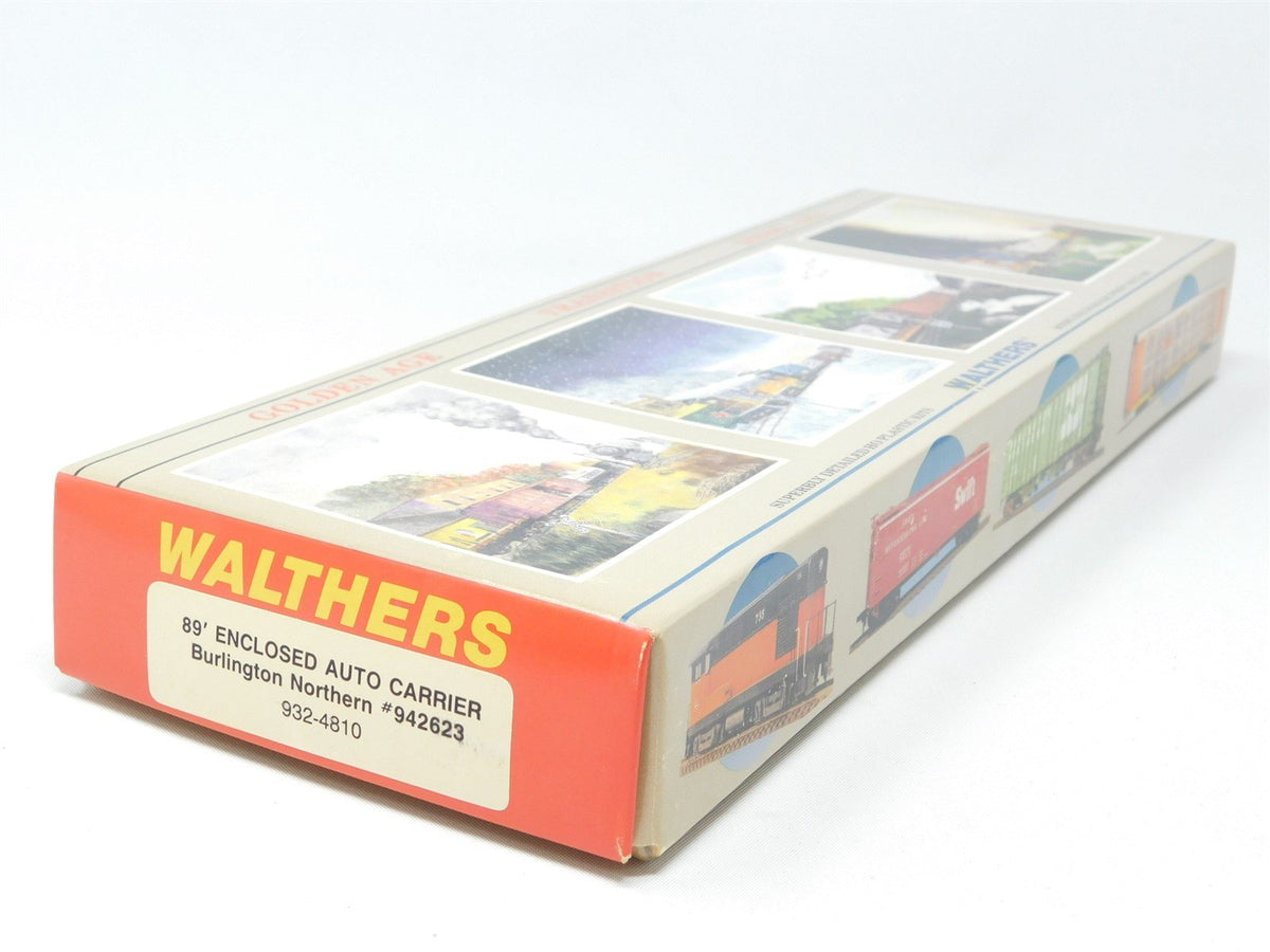 HO Walthers Kit #932-4810 BN TTGX Burlington Northern 89&#39; Auto Carrier #942623
