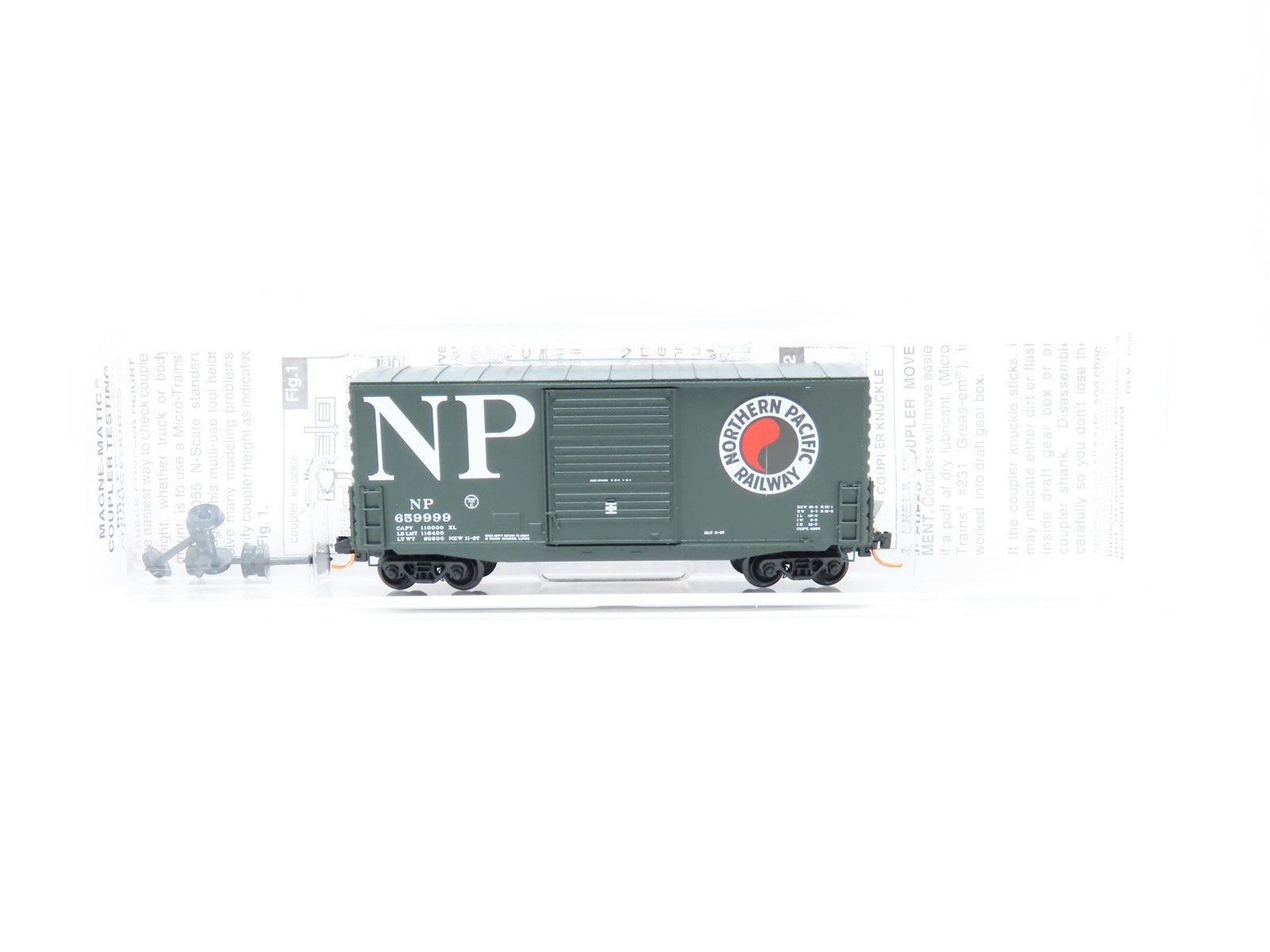 N Scale Micro-Trains MTL 10100010 NP Northern Pacific 40' Box Car #659999