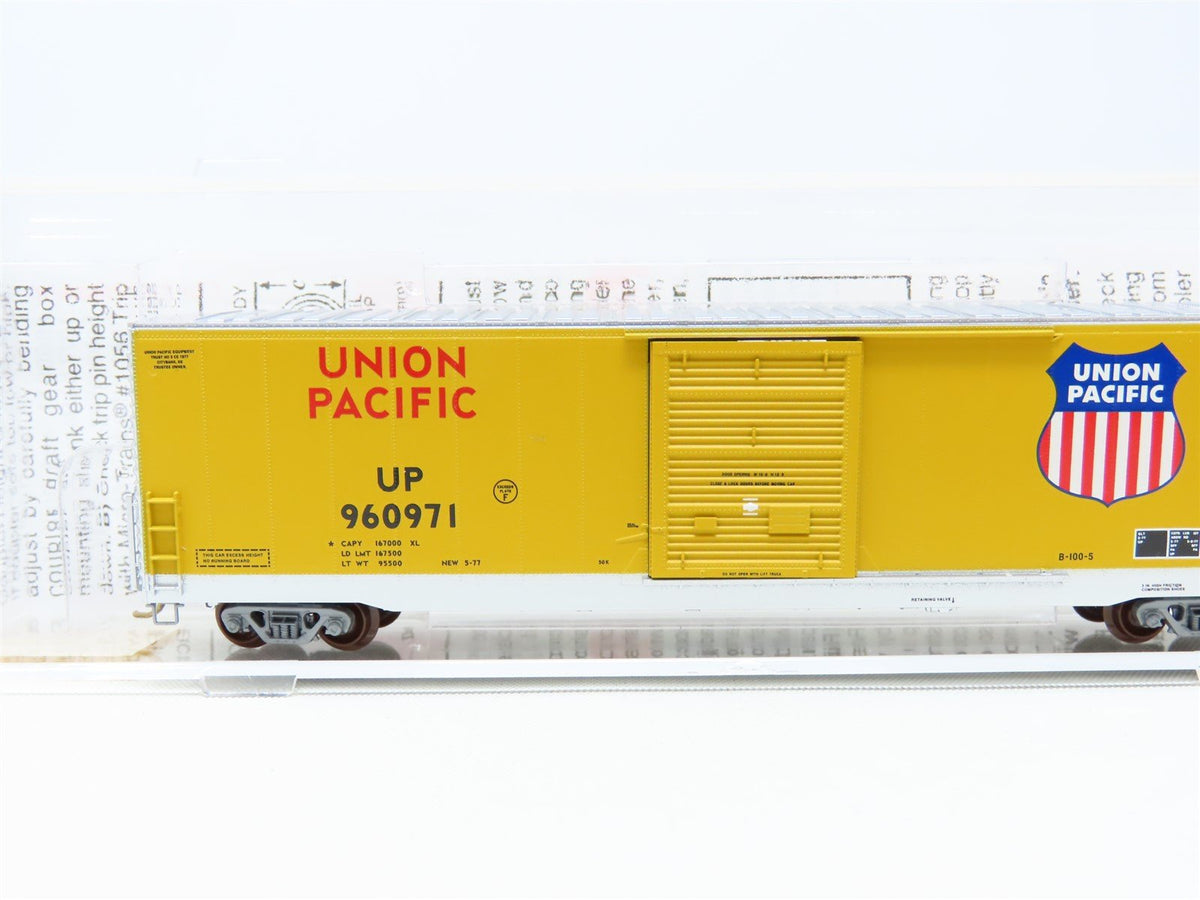 N Scale Micro-Trains MTL 104050 UP Union Pacific 60&#39; Steel Box Car #960971