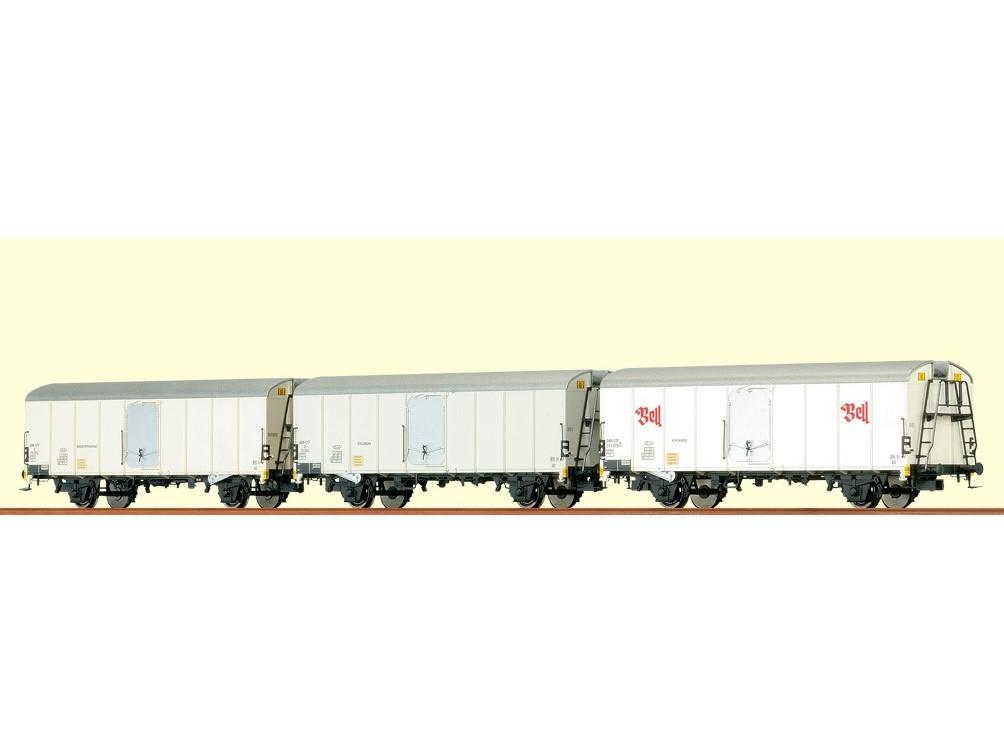 HO Scale BRAWA 48303 SBB CFF Swiss Federal Era III Reefers 3-Car Set