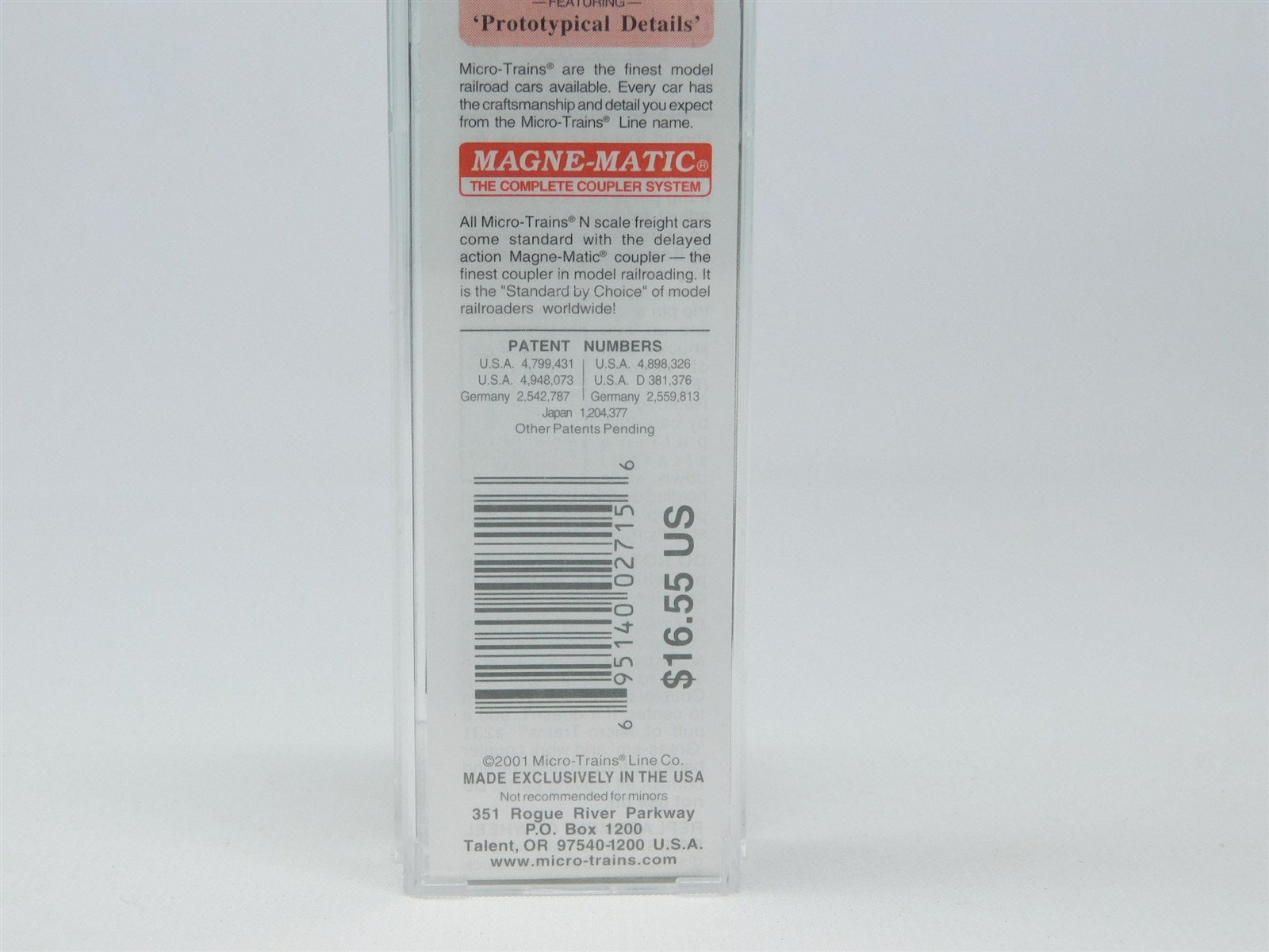 N Scale Micro-Trains MTL 21210 NP Northern Pacific 40' Steel Box Car #98593