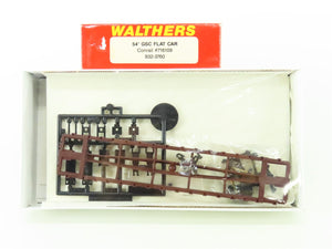 HO Scale Walthers Kit 932-3760 CR Conrail Railroad 54' GSC Flat Car #716109