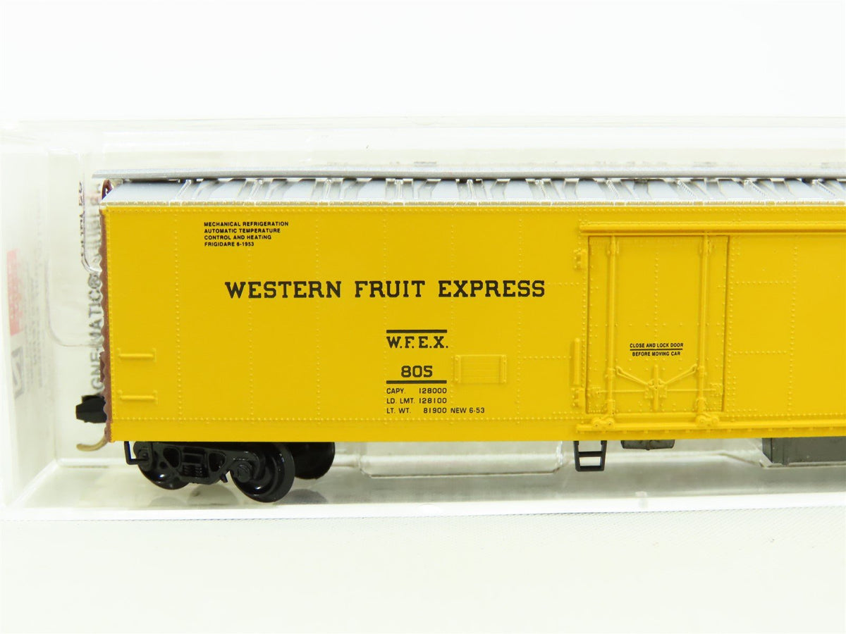 N Micro-Trains MTL 69010/1 WFEX GN Western Fruit Express 51&#39; Mech Reefer #805