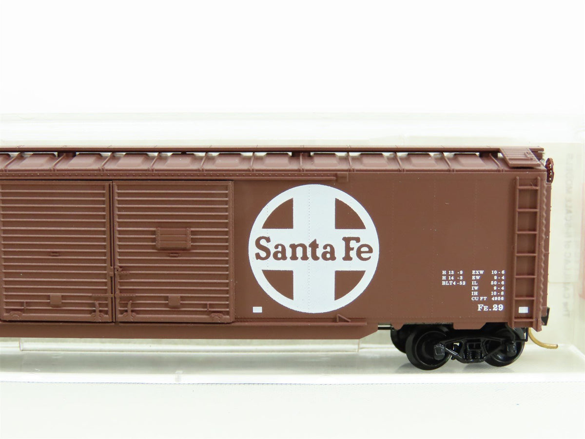 N Scale Micro-Trains MTL 78060 ATSF Santa Fe 50&#39; Double Door Box Car #9870