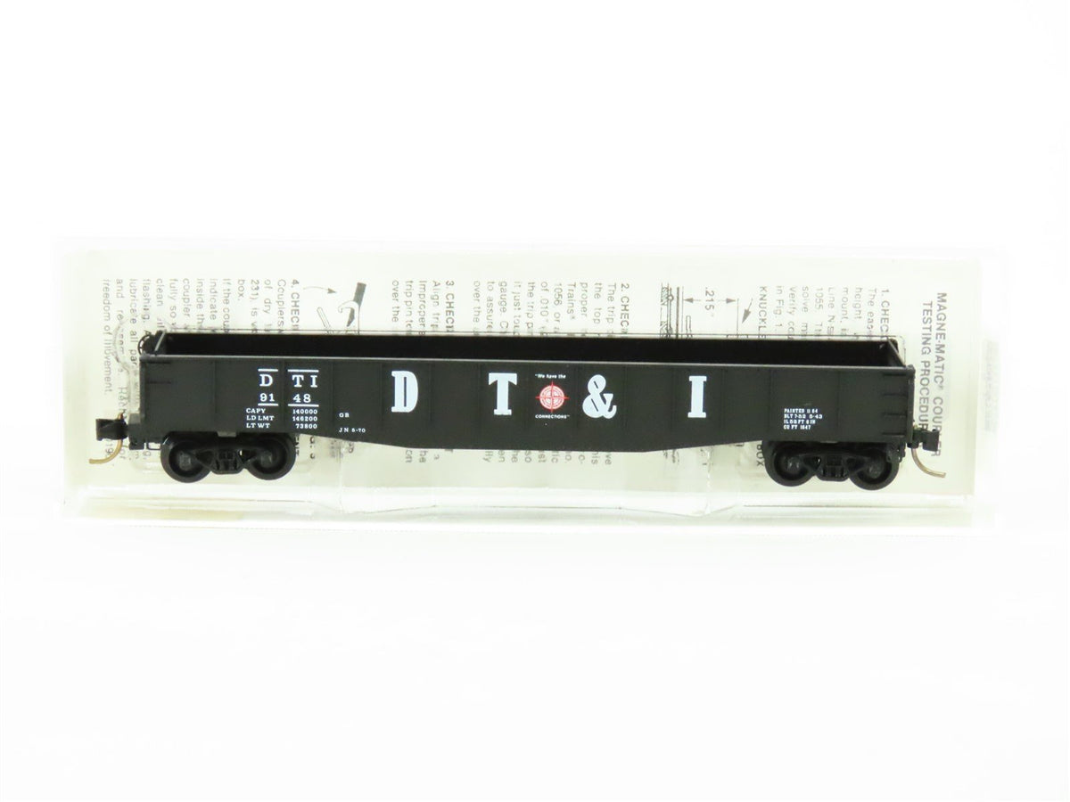 N Scale Micro-Trains MTL 46140 DTI Detroit Toledo &amp; Ironton 50&#39; Gondola #9148