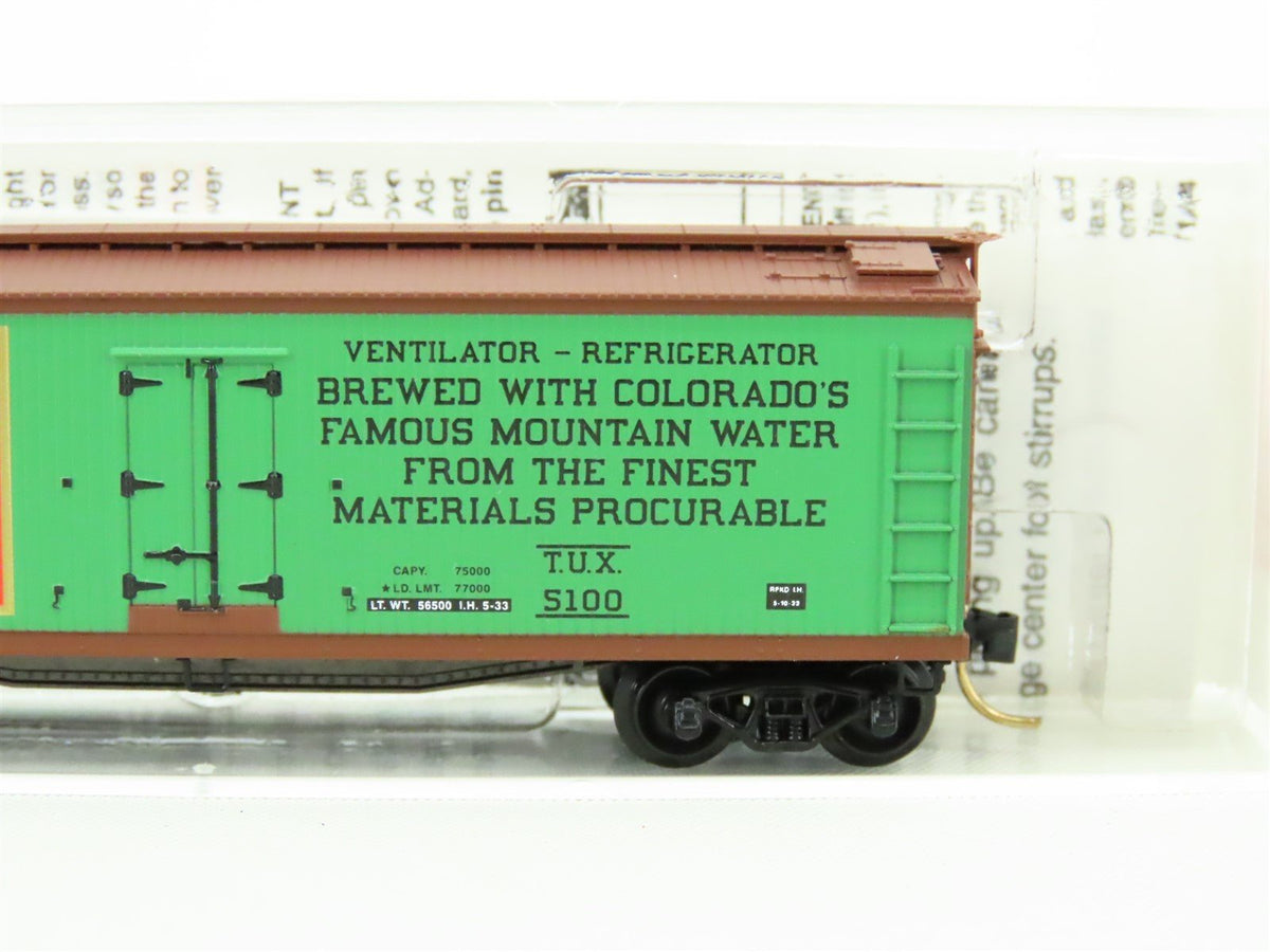 N Scale Micro-Trains MTL 49440 TUX Tivoli Beer Northern 40&#39; Wood Reefer #5100