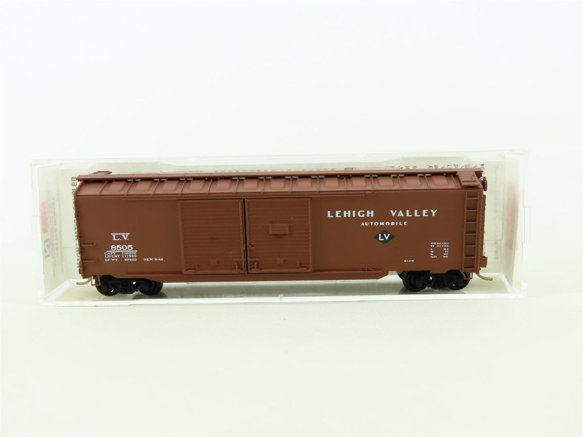N Scale Micro-Trains MTL 78040 L.V Lehigh Valley 50&#39; Auto Box Car #8505