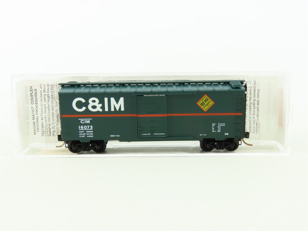 N Scale Micro-Trains MTL 20476 C&amp;IM 40&#39; Single Door Box Car #16073