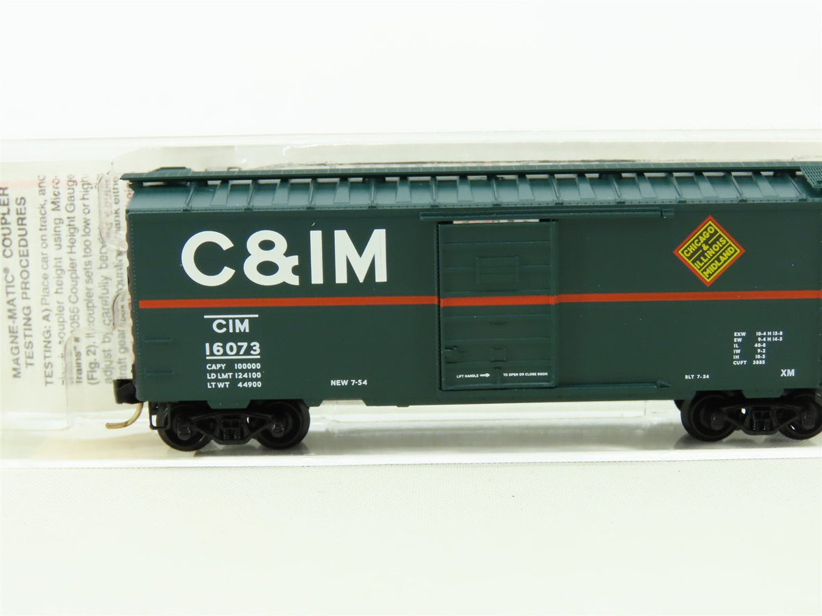 N Scale Micro-Trains MTL 20476 C&amp;IM 40&#39; Single Door Box Car #16073