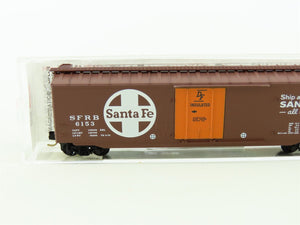 N Scale Micro-Trains MTL 32350-1 SFRB Santa Fe 50' Plug Door Box Car #6153