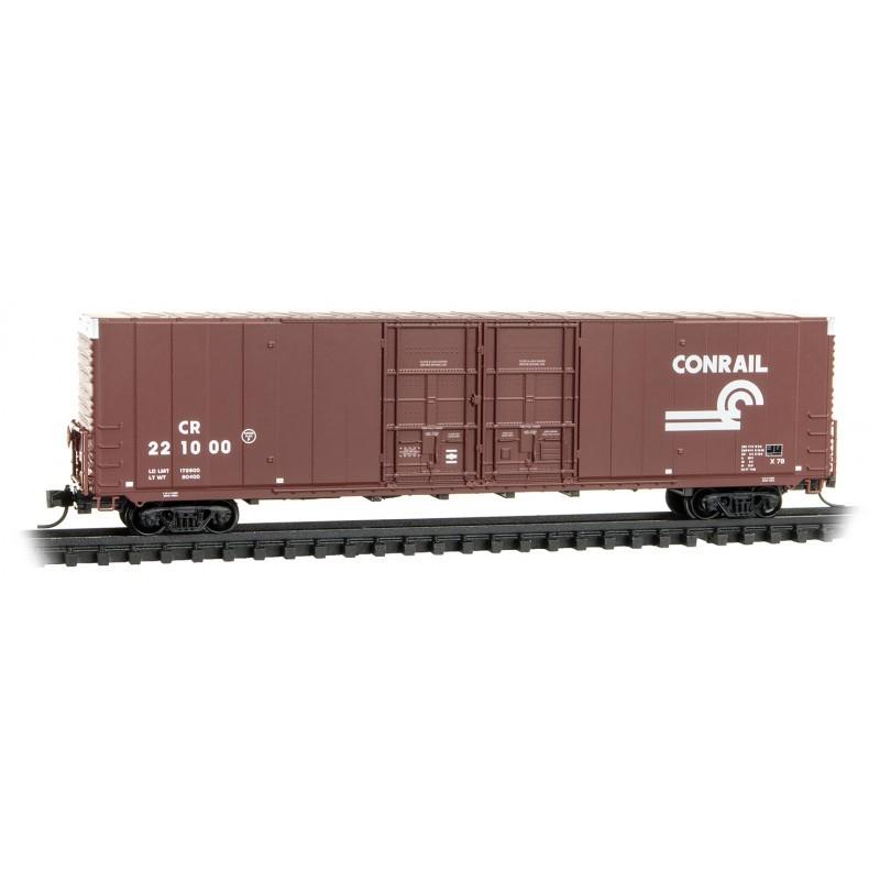 N Scale Micro-Trains MTL 10200180 CR Conrail 60' Excess Height Box Car #221000