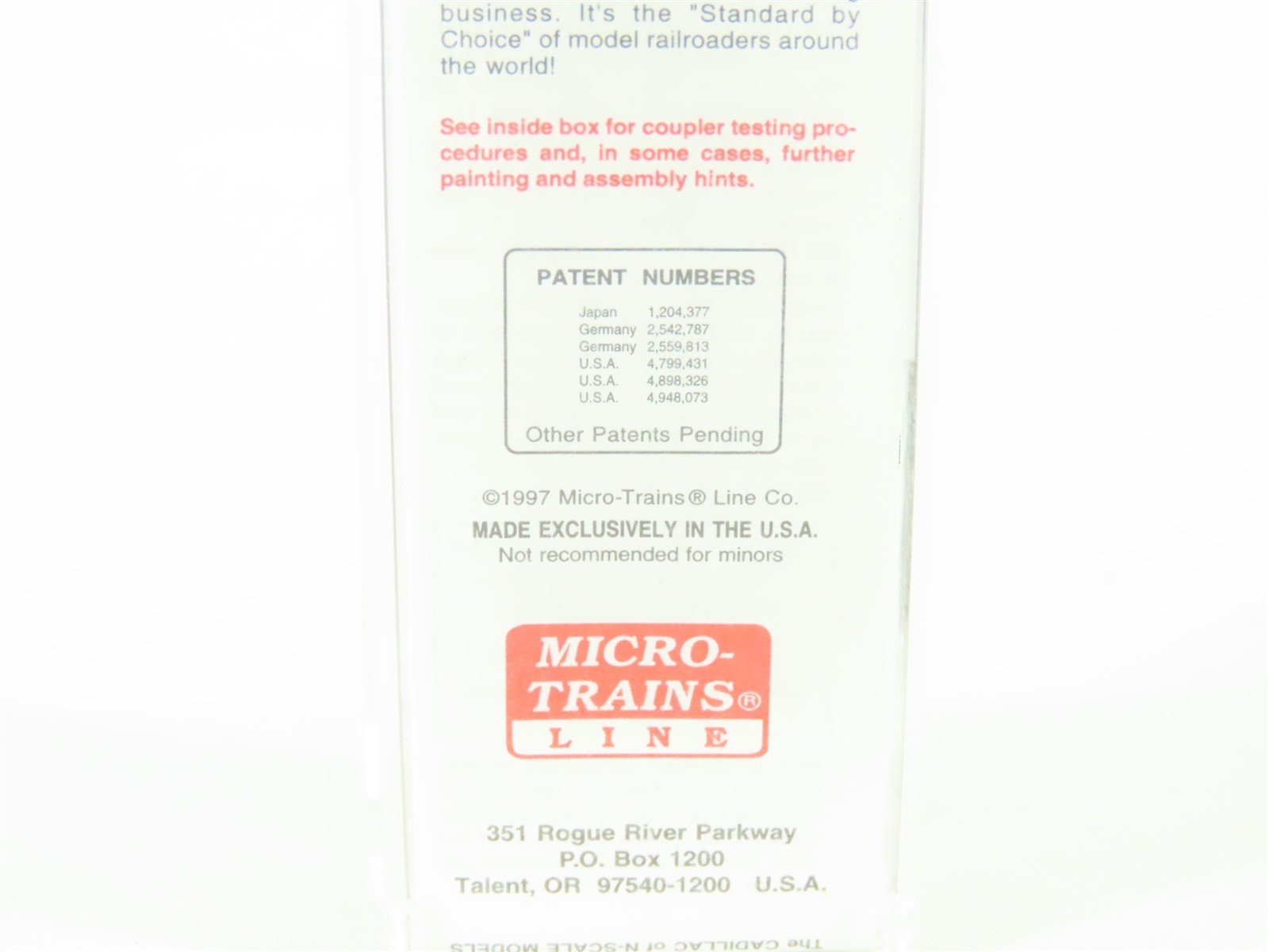 N Scale Micro-Trains MTL 29080 PGE Pacific Great Northern 40' Box Car #4101
