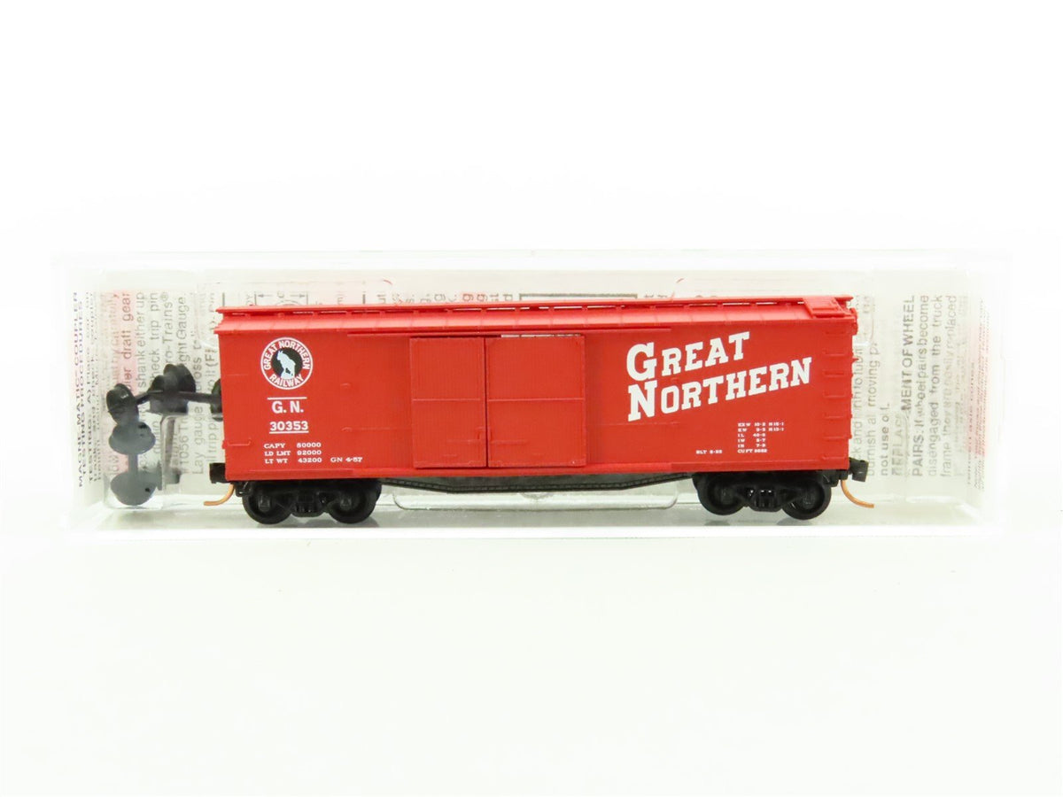 N Scale Micro-Trains MTL 43040 GN Great Northern 40&#39; Wood Box Car #30353