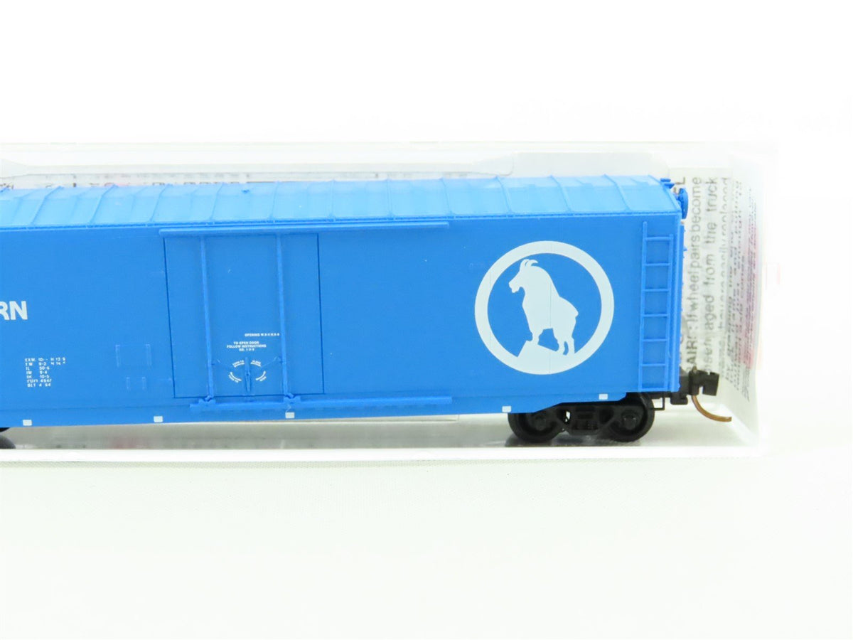 N Scale Micro-Trains MTL 38270 GN &quot;Big Sky Blue&quot; 40&#39; Steel Box Car #36857