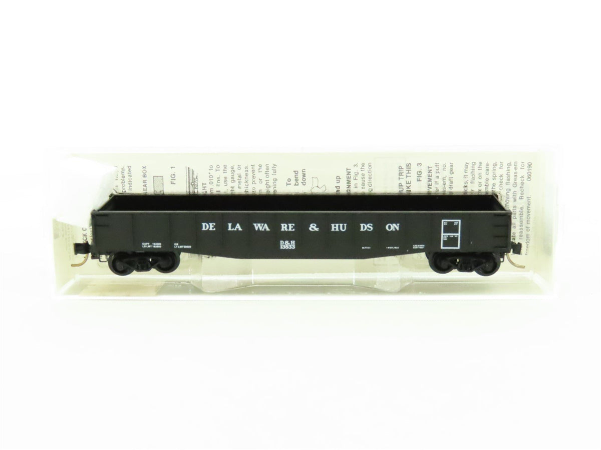 N Scale Micro-Trains MTL 46310 D&amp;H Delaware &amp; Hudson 50&#39; Steel Gondola #13833