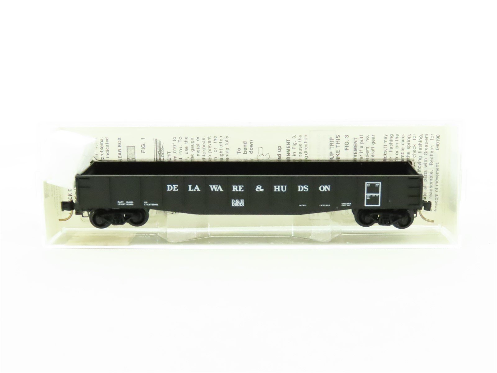 N Scale Micro-Trains MTL 46310 D&H Delaware & Hudson 50' Steel Gondola #13833