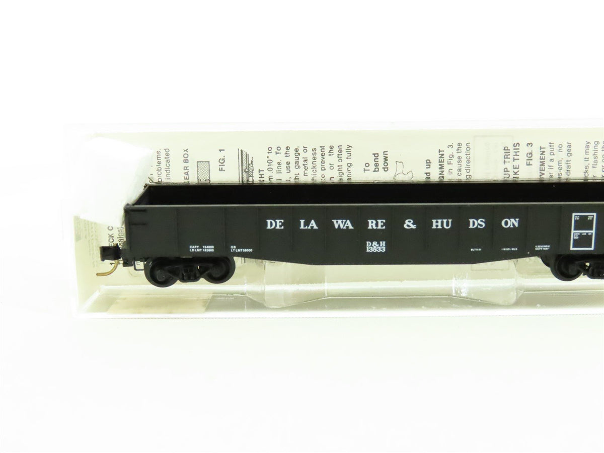 N Scale Micro-Trains MTL 46310 D&amp;H Delaware &amp; Hudson 50&#39; Steel Gondola #13833