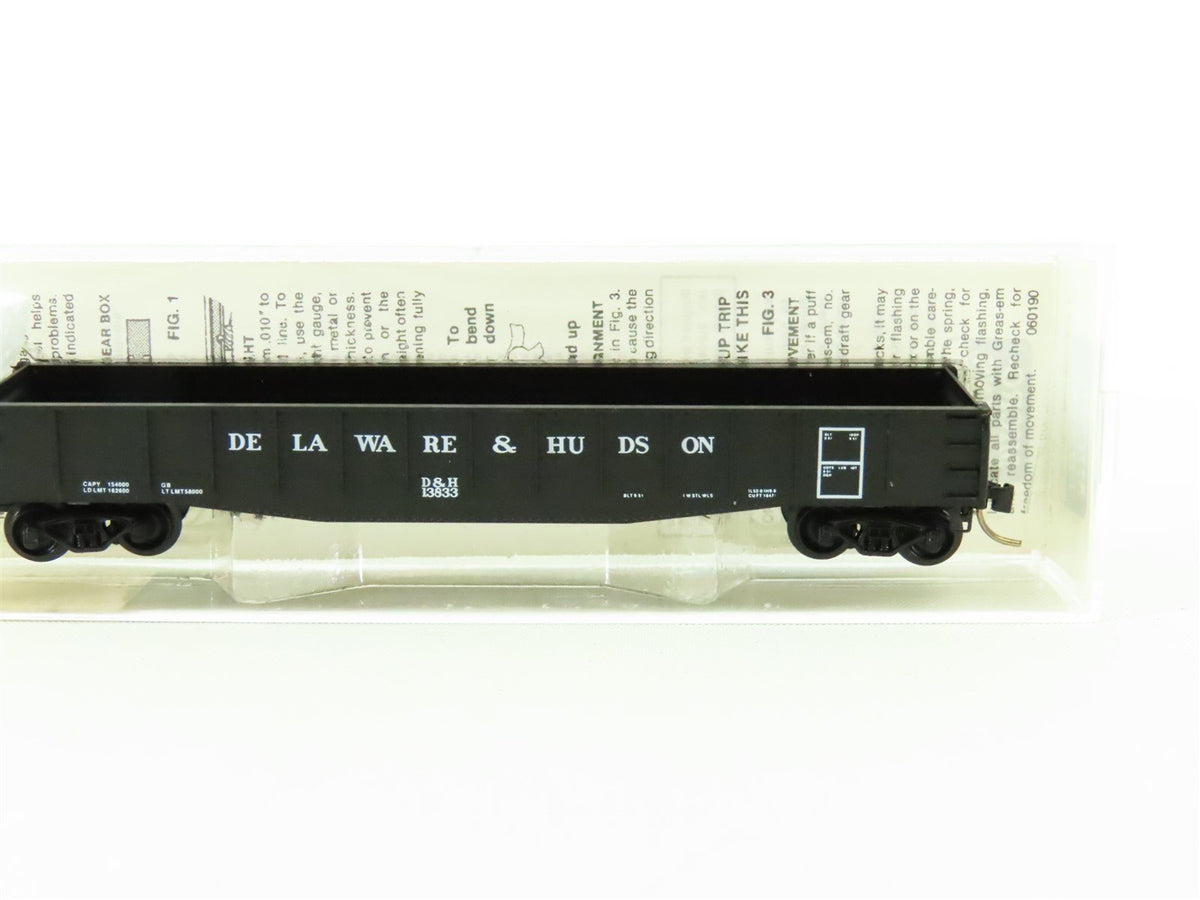 N Scale Micro-Trains MTL 46310 D&amp;H Delaware &amp; Hudson 50&#39; Steel Gondola #13833