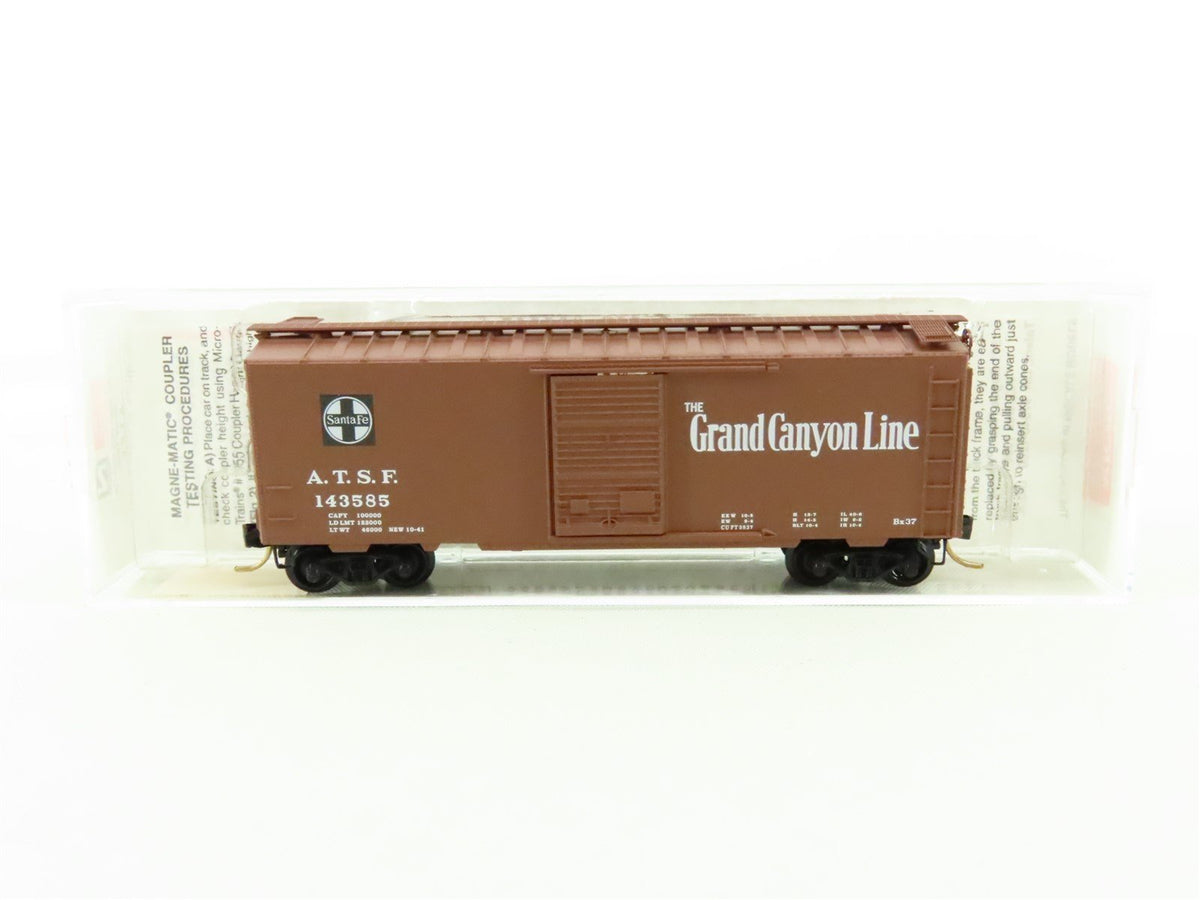 N Scale Micro-Trains MTL 20060 ATSF &quot;The Grand Canyon Line&quot; 40&#39; Box Car #143585