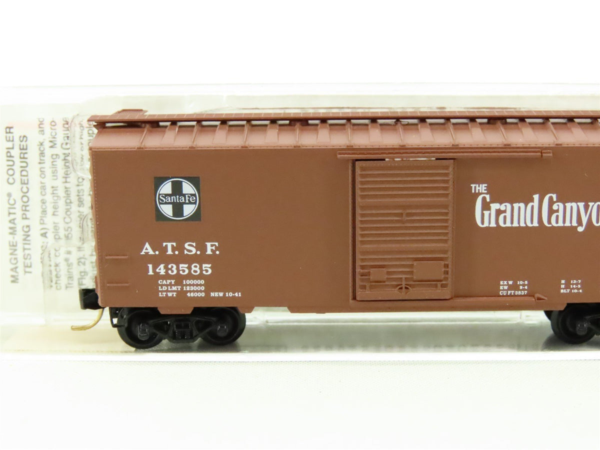 N Scale Micro-Trains MTL 20060 ATSF &quot;The Grand Canyon Line&quot; 40&#39; Box Car #143585