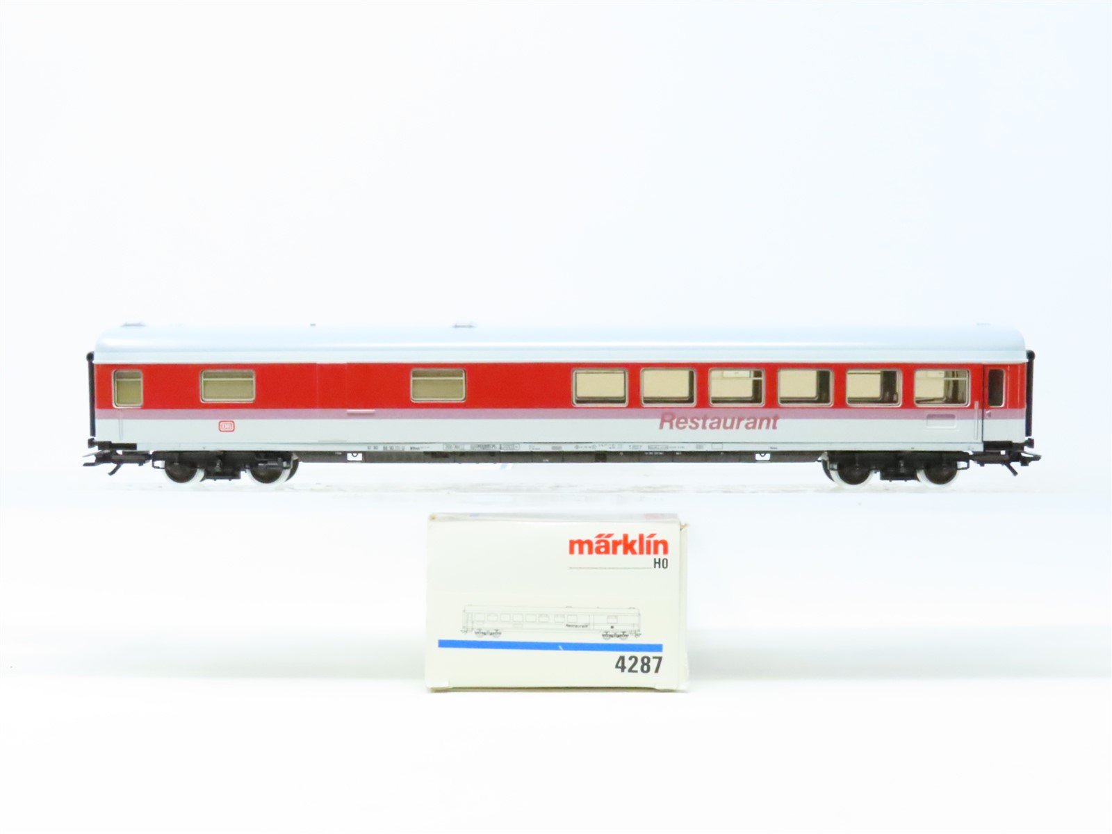 HO Scale Marklin #4287 DB Deutsche Bahn Dining Passenger Car #618088901110