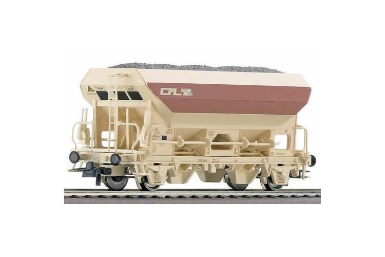 HO Scale Roco 66333 CFL Luxembourg National Side-Discharge Hopper w/Load #046-0