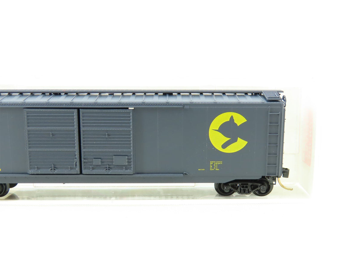 N Scale Micro-Trains MTL 34010 B&amp;O &quot;Chessie System&quot; 50&#39; Steel Box Car #288041