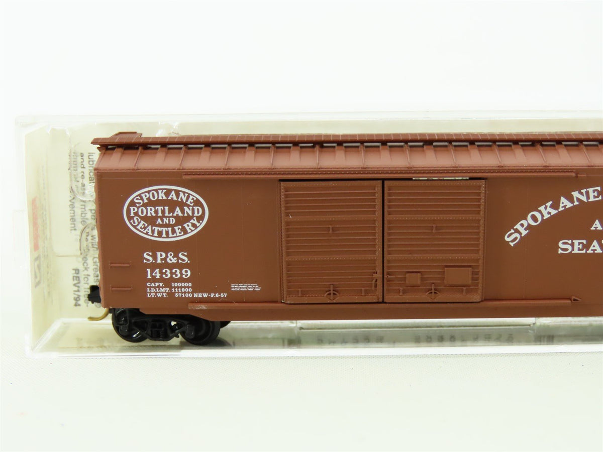 N Micro-Trains MTL 34210 SP&amp;S Spokane Portland &amp; Seattle 50&#39; Box Car #14339