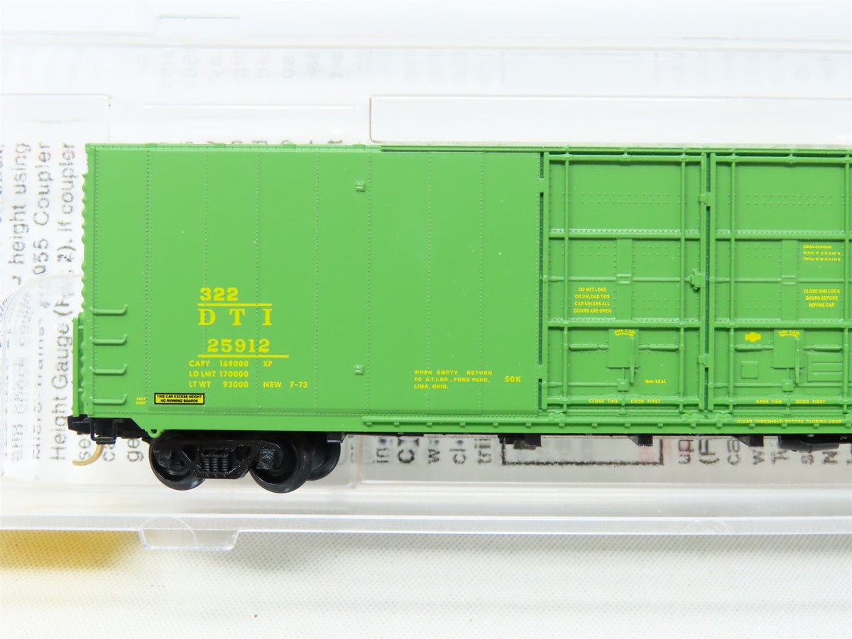 N Scale Micro-Trains MTL 102010 DTI Detroit Toledo &amp; Ironton 60&#39; Box Car #25912