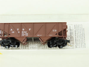N Scale Micro-Trains MTL 57010 ATSF Santa Fe 2-Bay Open Top Hopper #180552