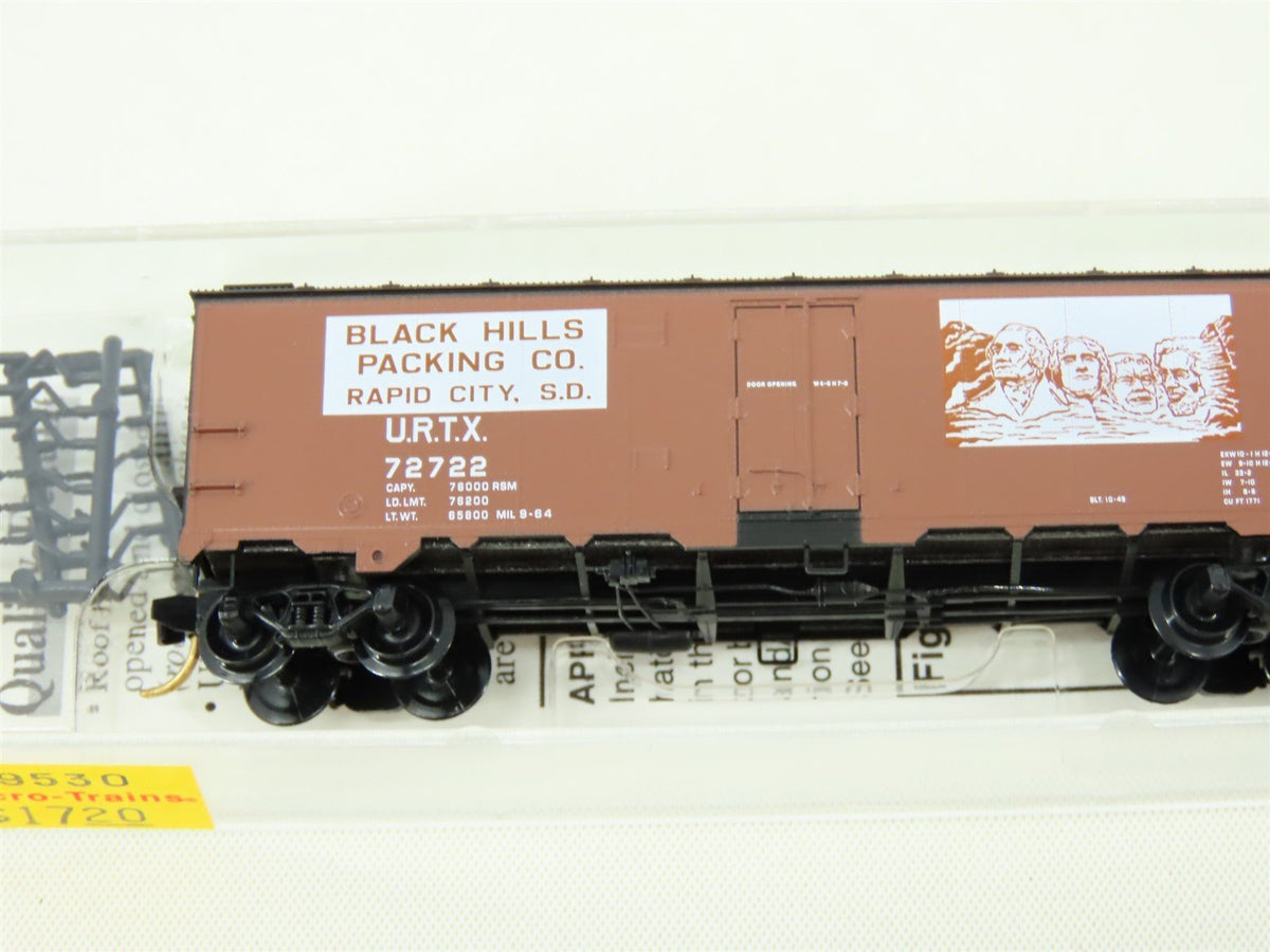 N Scale Micro-Trains MTL 59530 URTX Black Hills Packing Co. 40&#39; Reefer #72722