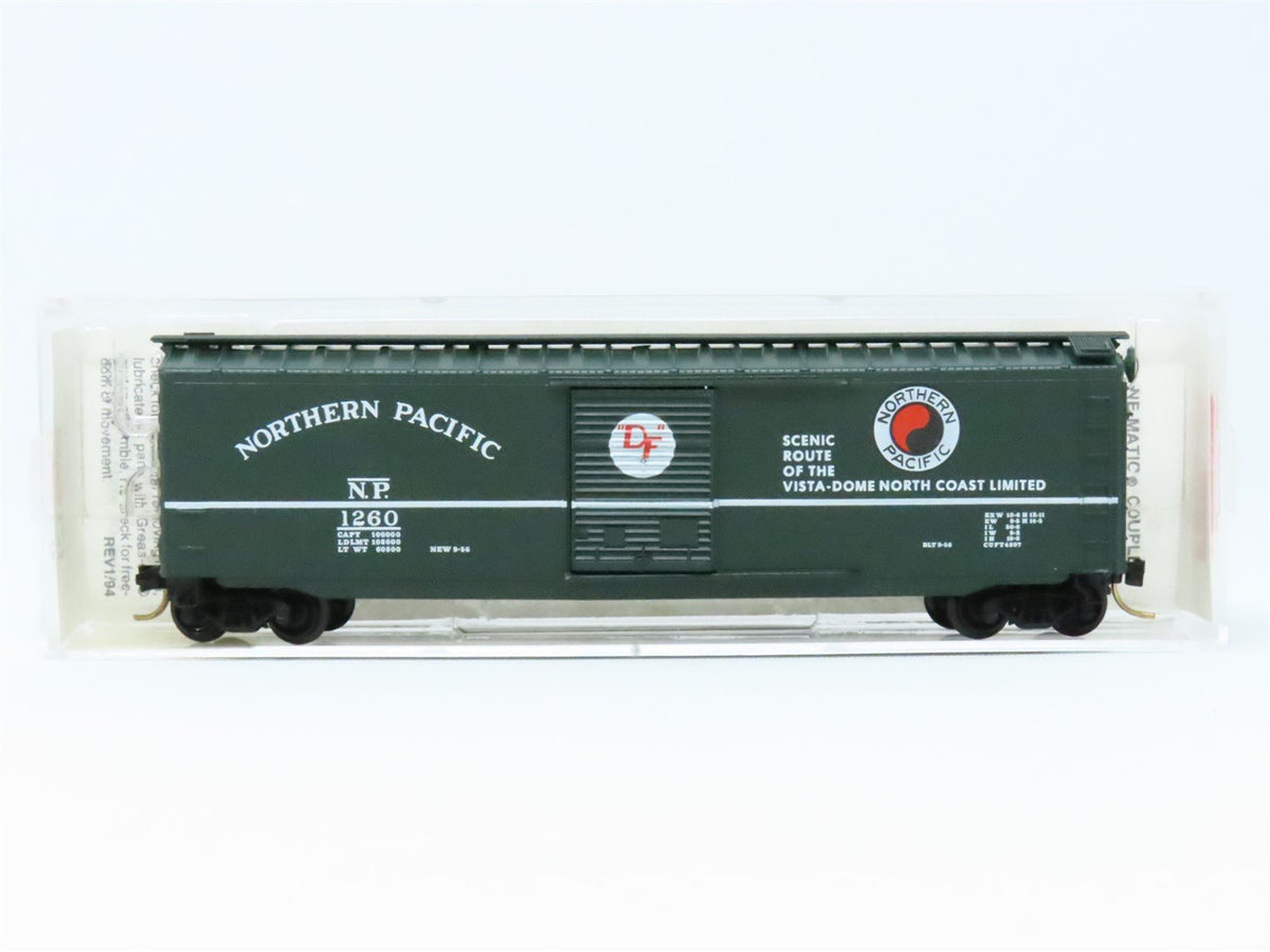 N Scale Micro-Trains MTL 31250 NP Northern Pacific 50&#39; Single Door Box Car #1260
