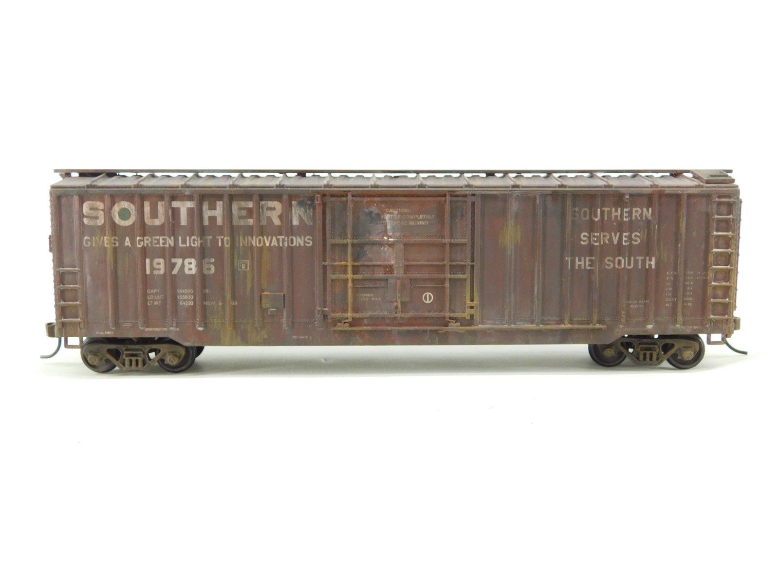 HO  SOU Southern Railway Single Plug Door Box Car #19786 - Pro Custom
