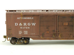 HO  D&RGW Denver & Rio Grande Western Double Door Box Car #61724 - Pro Custom