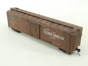 HO  ATSF Santa Fe Grand Canyon Single Door Box Car #11023 - Pro Custom