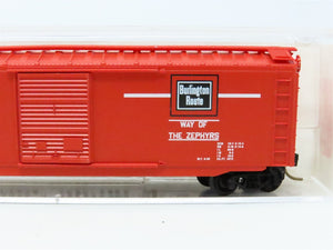 N Scale Micro-Trains MTL 31260 C&S Burlington Route 50' Steel Box Car #924
