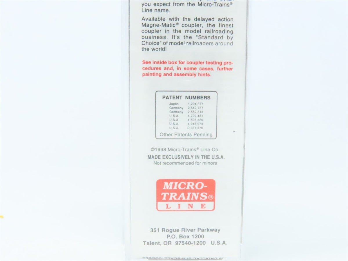 N Scale Micro-Trains MTL 78070 C&amp;O Chesapeake &amp; Ohio 50&#39; Box Car #272189
