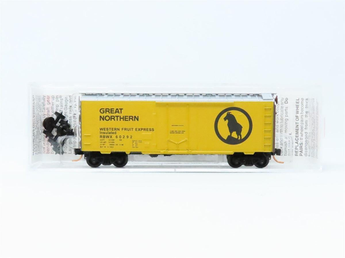 N Scale Micro-Trains MTL 21460 RBWX GN Great Northern 40&#39; Box Car #60292